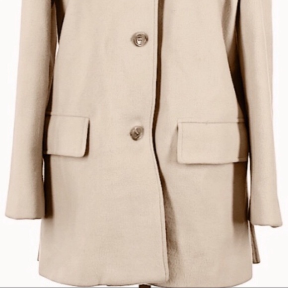 Vintage J. CREW Wool Topcoat, size M - Picture 4 of 16